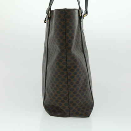 Luxury CELINE Macadam Canvas Tote Bag Black ar7450