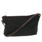 Luxury CELINE C Macadam Canvas Shoulder Bag Black ar9020