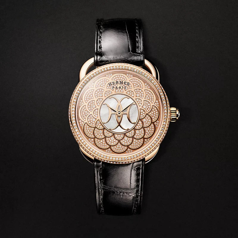 Hermes Arceau H Deco Watch 34 mm