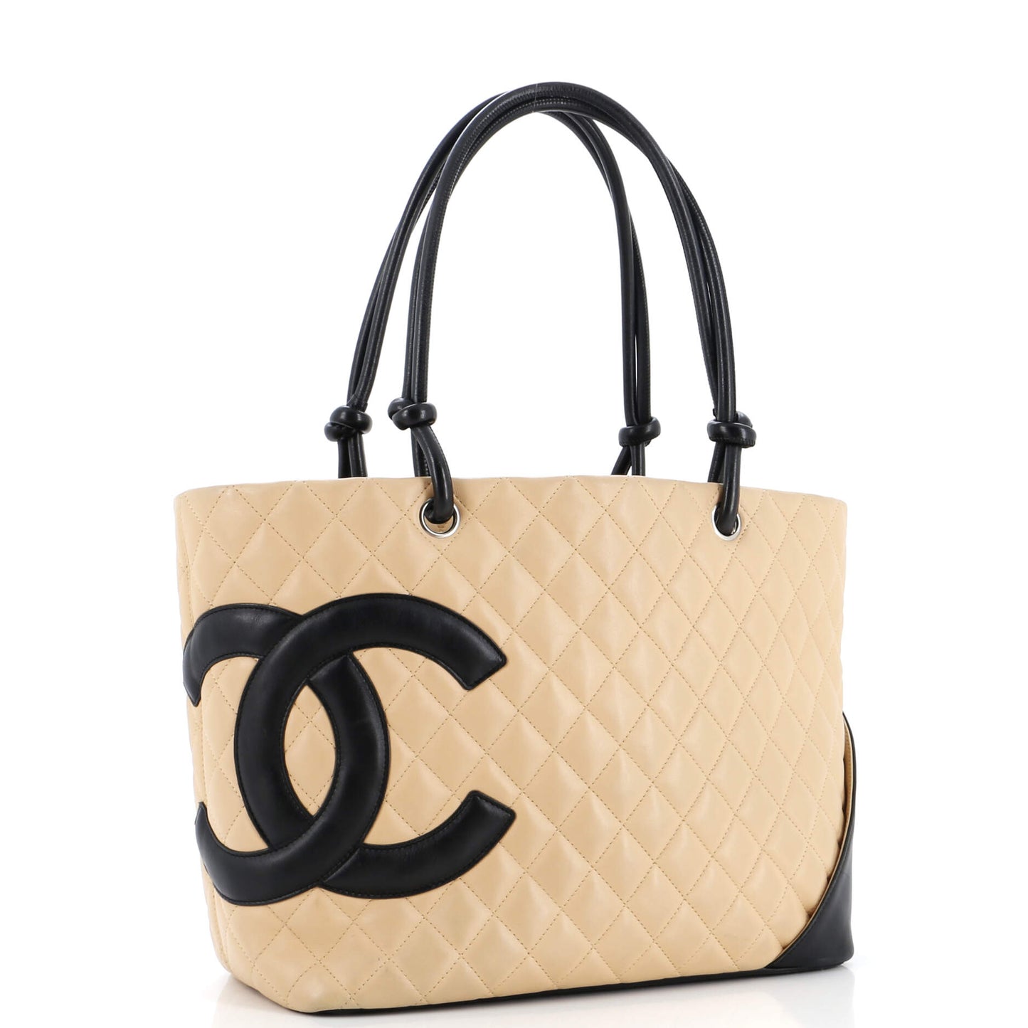 Chanel Cambon Tote Quilted Leather Large Rovelle Bags