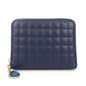 CELINE Card Case 10B663BFL.07BF leather Navy C charm mens(Unisex)