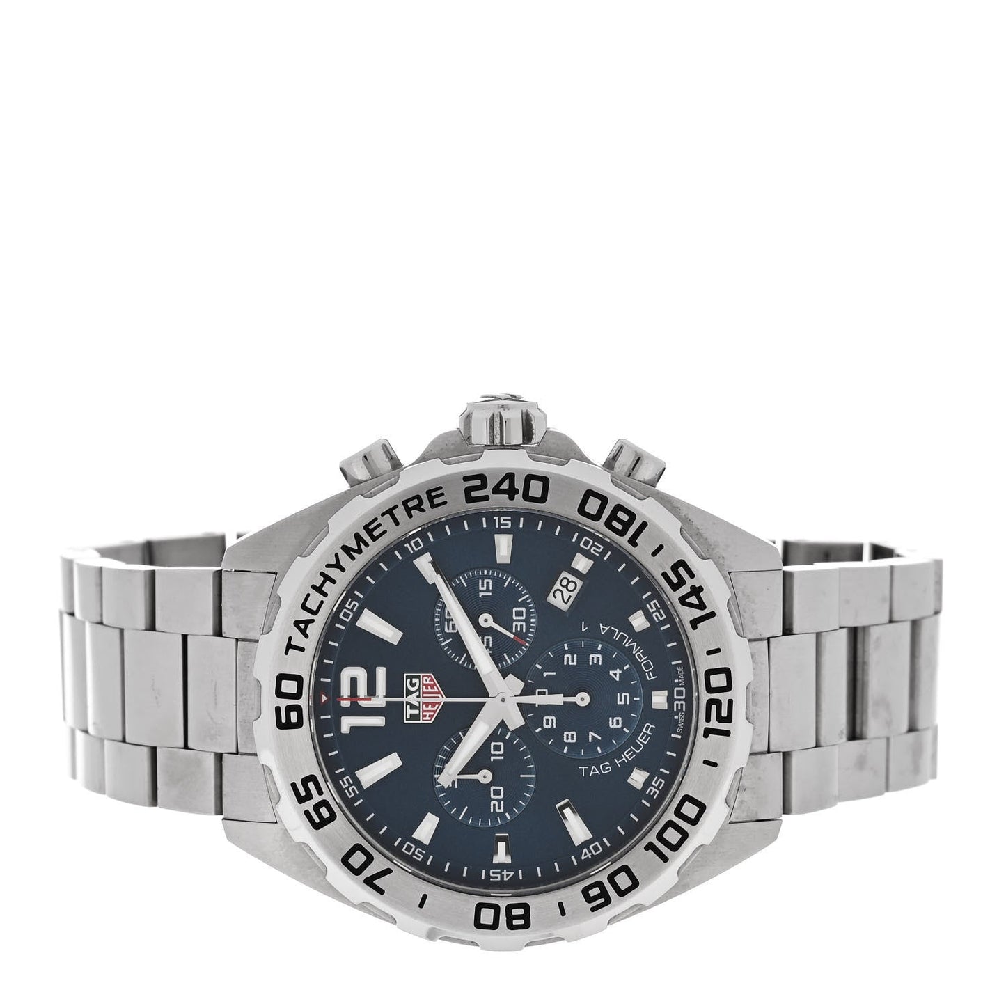 Stainless Steel 43mm Formula 1 Chronograph Quartz Watch Blue CAZ101K