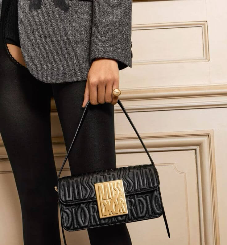 Dior Chain Leather Crossbody Bag Rovelle Bags