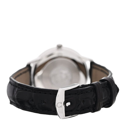 Stainless Steel Alligator 30mm De Ville Prestige Quartz Watch Silver 434.10.30.60.06.001