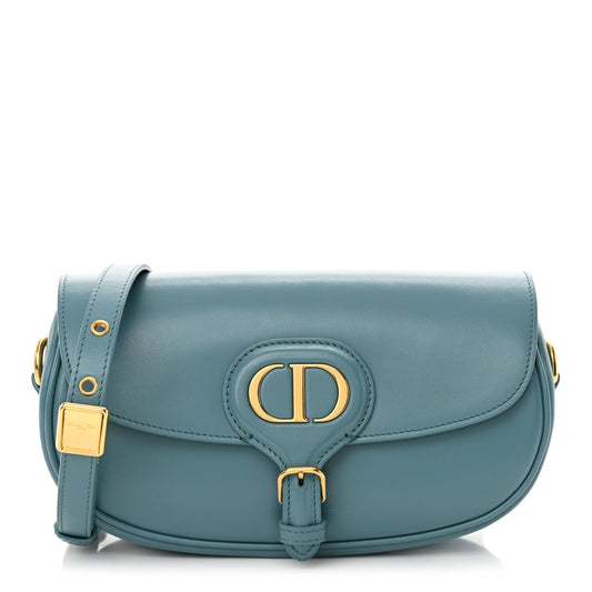 Christian Dior Box Calfskin East West Bobby Bag Blue Rovelle Bags