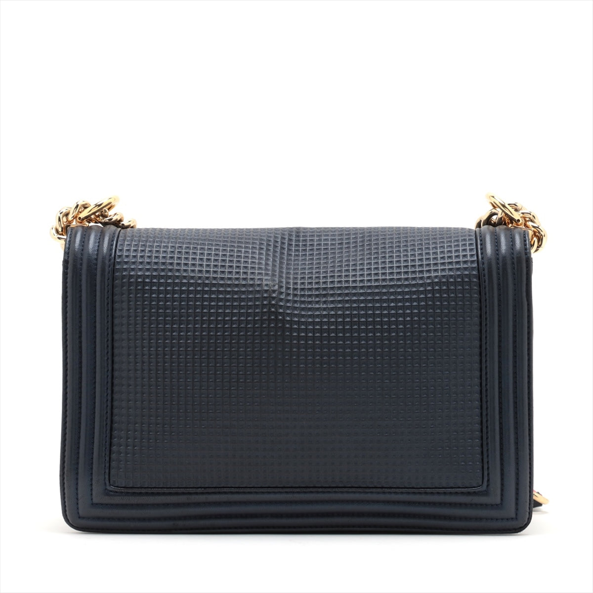 Chanel Boy Leather Chain Shoulder Bag Rovelle Bags