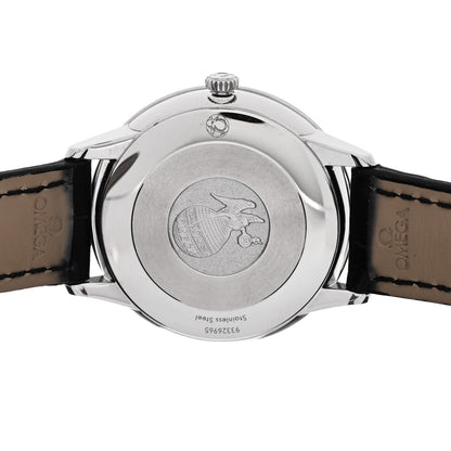 Stainless Steel Alligator 30mm De Ville Prestige Quartz Watch Silver 434.10.30.60.06.001