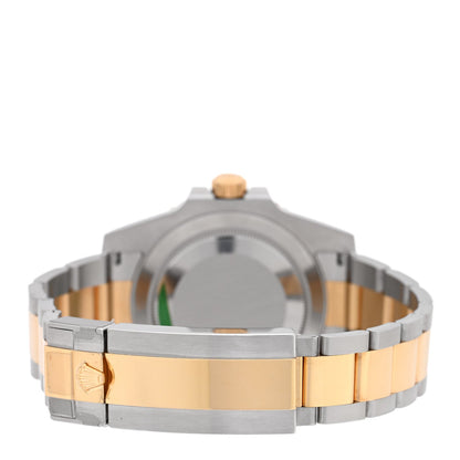 Stainless Steel 18K Yellow Gold 40mm Submariner Date Watch Royal Blue 116613LB