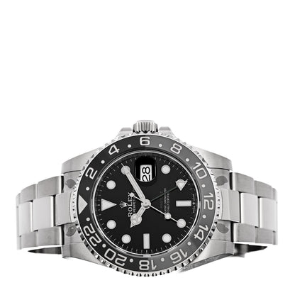 Stainless Steel 40mm Oyster Perpetual Date GMT Master II Bruce Wayne Watch Black 126710GRNR