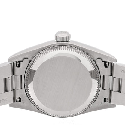 Stainless Steel 24mm Oyster Perpetual Datejust Watch Pink 76080