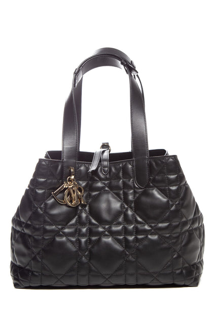 Dior Black Cannage Toujours Handbag Rovelle Bags