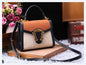 New fashion Retro contrasting colors cowhide Handbag