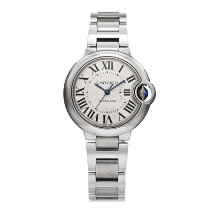 Stainless Steel 33mm Ballon Bleu De Cartier Automatic Watch