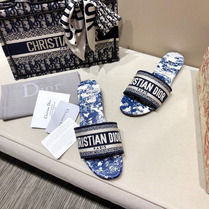 Dior Dway Slides Blue