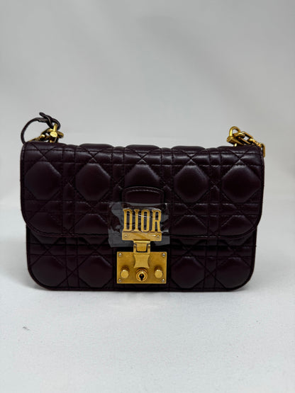 Miss Dior Leather Crossbody Bag Dior Burgundy In Leather Bj1-08 Rovelle Bags