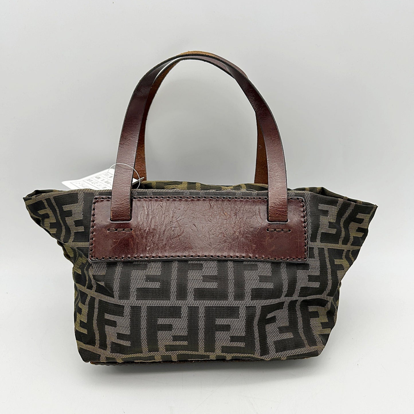 Fendi Zucca FF Top Handle Bag - Brown Handle Bags, Handbags fe8814vf Rovelle Bags