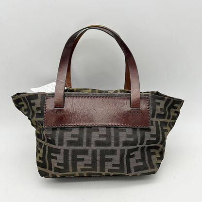 Fendi Zucca FF Top Handle Bag - Brown Handle Bags, Handbags fe8814vf Rovelle Bags