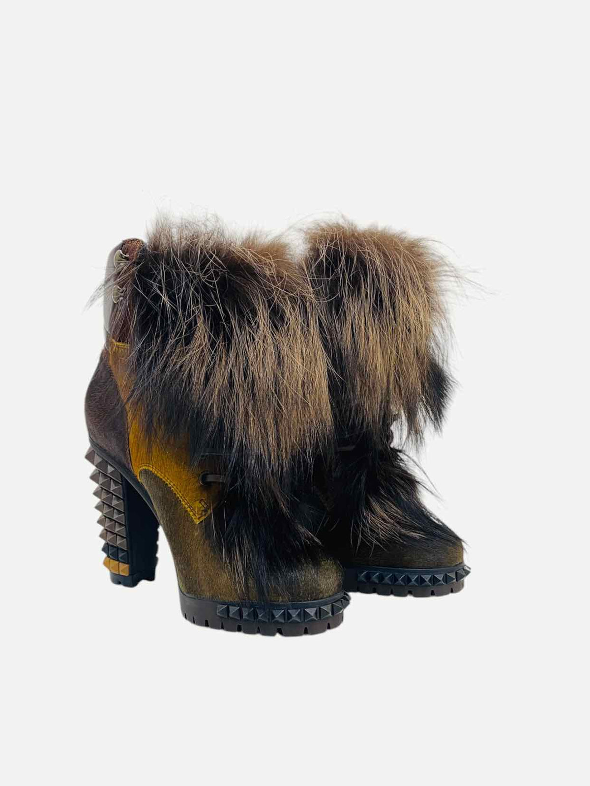 FENDI Joan Brown Size EU 35 Booties Rovelle Bags