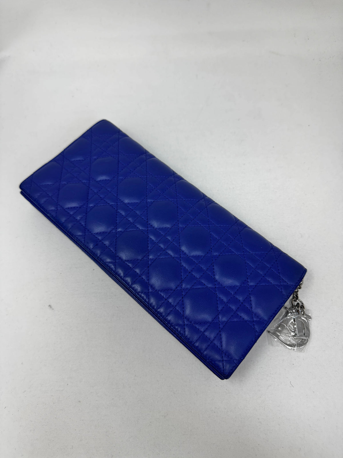 Dior Cannage Blue Shoulder Bag Rovelle Bags