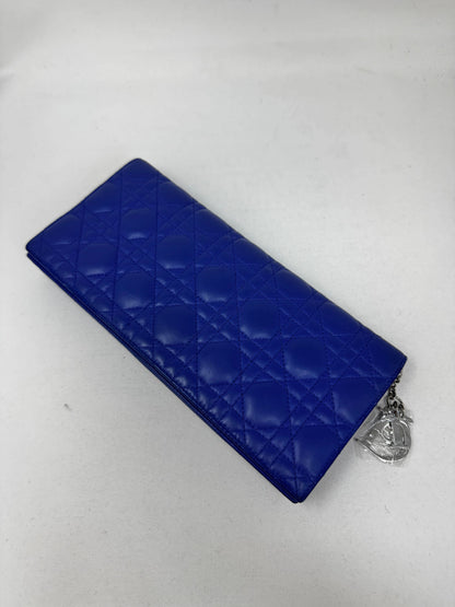 Dior Cannage Blue Shoulder Bag Rovelle Bags