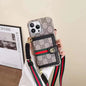 Luxury  Leather card  phone case for iphone