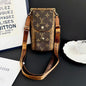 Universal Cosmetic-Style Wallet Phone Case (Fits Phones Under 6.9 Inches) with Bluetooth Earbud Pouch