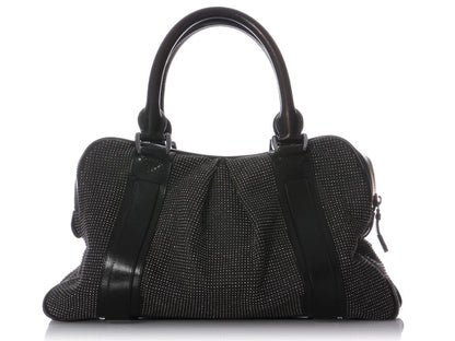 Burberry Small Studded Black Handbag