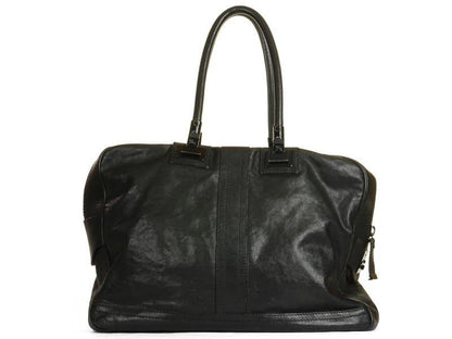 Burberry Prorsum Weekender Leather Black Handbag