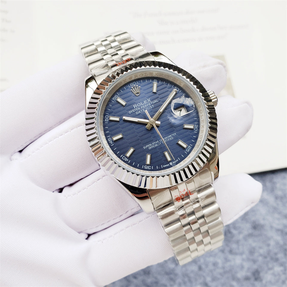 Rolex Datejust 40mm Marine Dial Silver