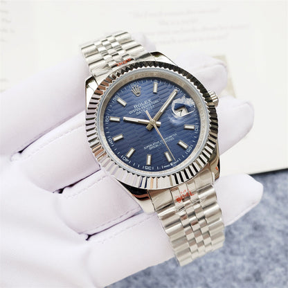 Rolex Datejust 40mm Marine Dial Silver