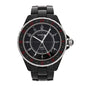 Stainless Steel Ceramic 41mm J12 GMT Automatic Watch Black