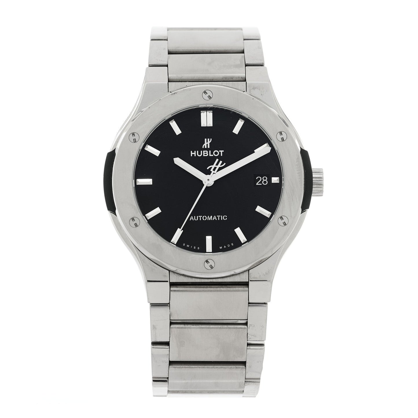 Titanium 45mm Classic Fusion Automatic Watch Black 510.NX.1170.NX