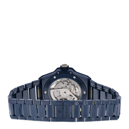 Ceramic 38mm Big Bang Integrated Time Only Automatic Watch Blue 457.EX.7170.EX