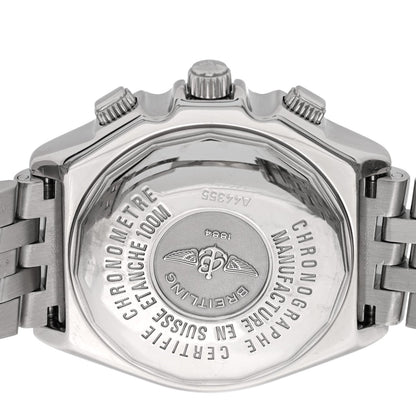 Stainless Steel 44mm Crosswind Automatic Watch Black A44355