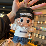 [Baby + Clothes] Pendant Baby Clothes Plush Vinyl Face Doll Bag Pendant Niche Bulala Doll