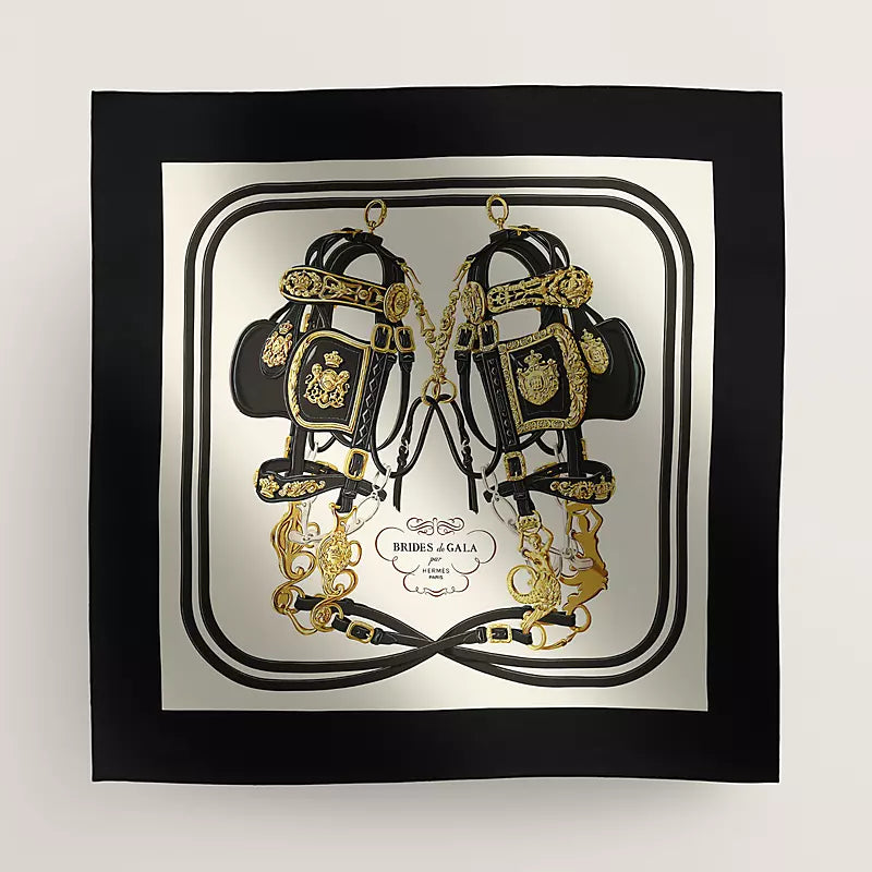 Hermes Brides De Gala Forever Scarf 90