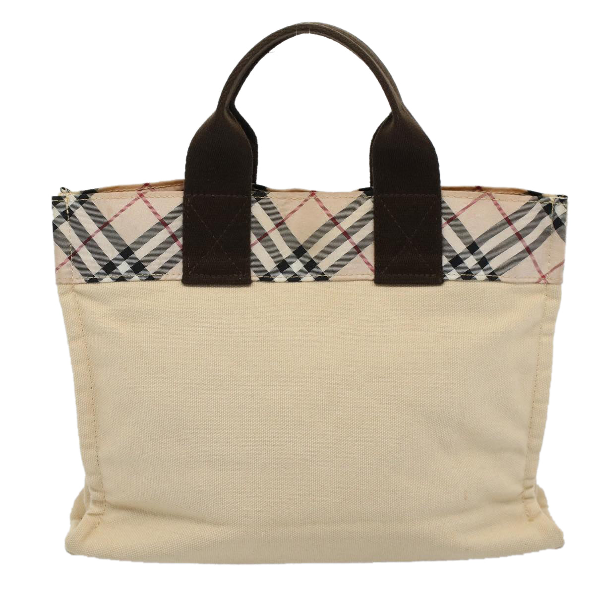 Burberry Nova Label Canvas Beige Handbag Style 2