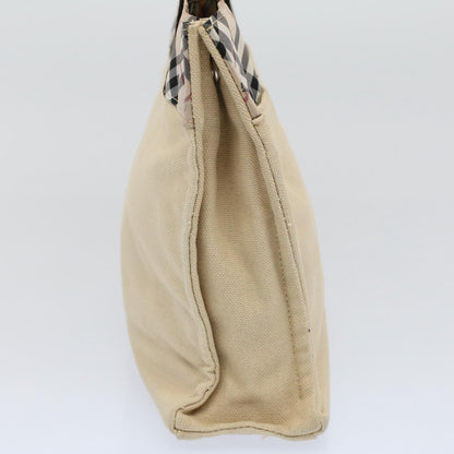 Burberry Nova Label Canvas Beige Handbag Style 2
