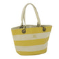Burberry Label Auth Canvas Blue Tote Bag Style 2