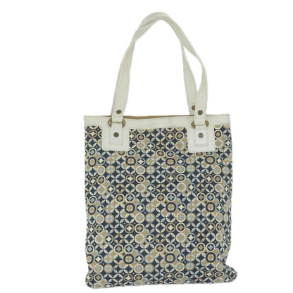 Luxury CELINE Tote Bag Canvas Navy 10436