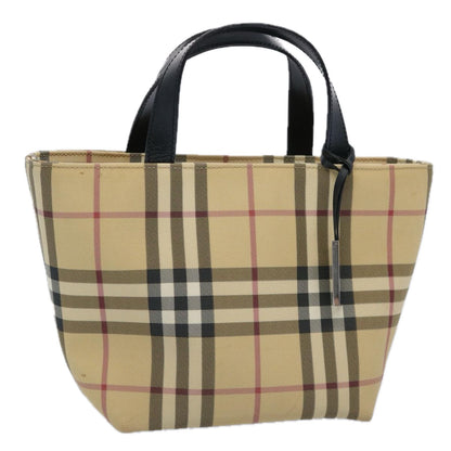 Burberry Nova Coated Canvas Beige Handbag