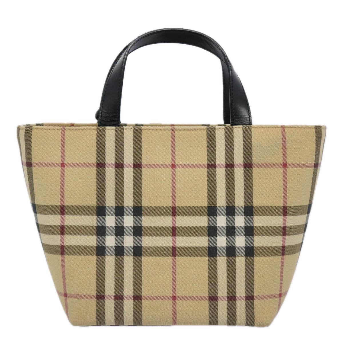 Burberry Nova Coated Canvas Beige Handbag