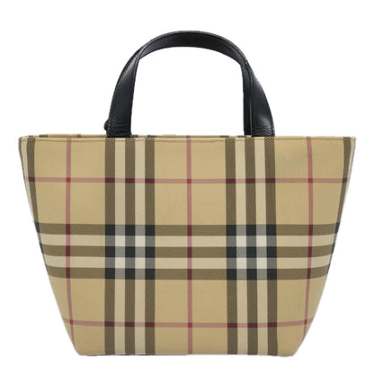 Burberry Nova Coated Canvas Beige Handbag