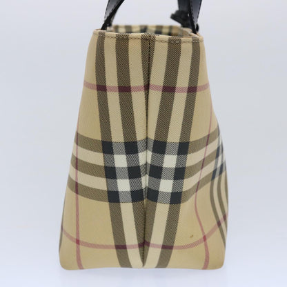 Burberry Nova Coated Canvas Beige Handbag