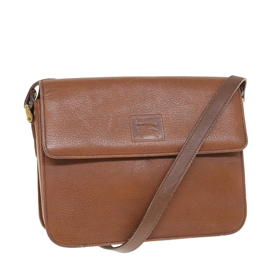 Burberry BURBERRYSs Auth Leather Brown Shoulder Bag Style 2