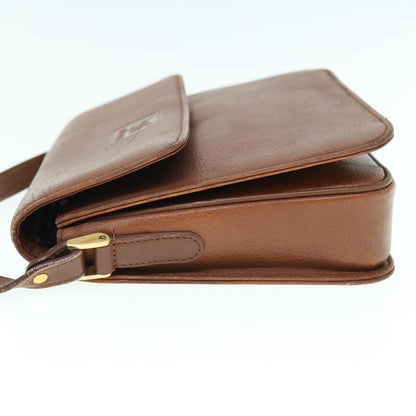 Burberry BURBERRYSs Auth Leather Brown Shoulder Bag Style 2