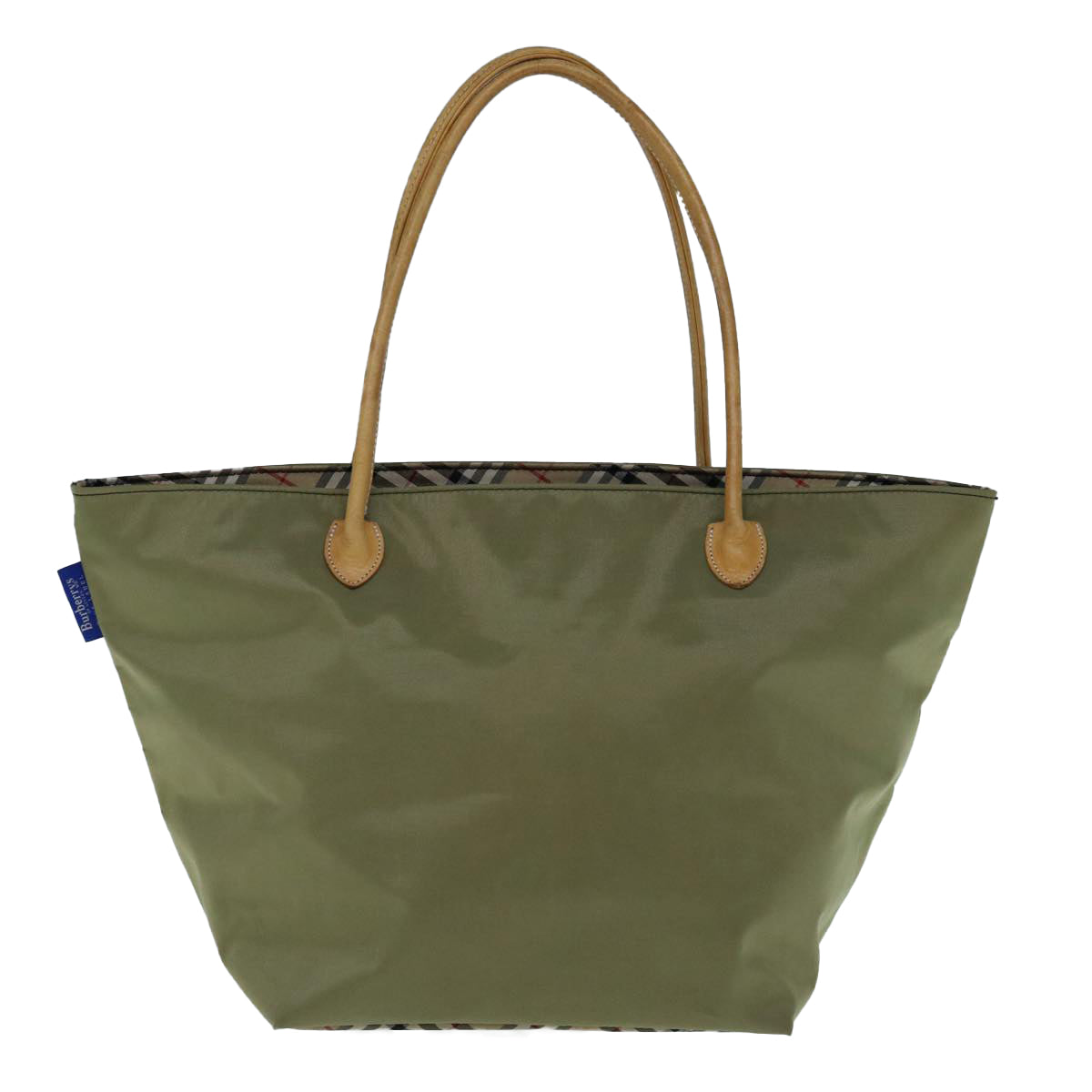Burberry BURBERRYSs Label Nylon Blue Tote Bag