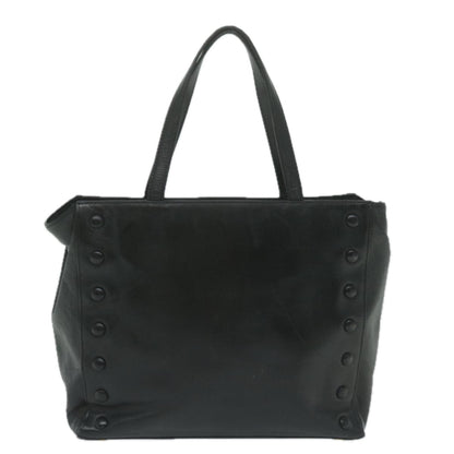 Luxury CELINE Tote Bag Leather Black 11451