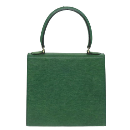 Luxury CELINE Hand Bag Leather Green 11459