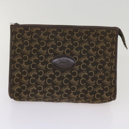 Luxury CELINE Macadam Canvas Clutch Bag 3Set Brown Beige black 11618